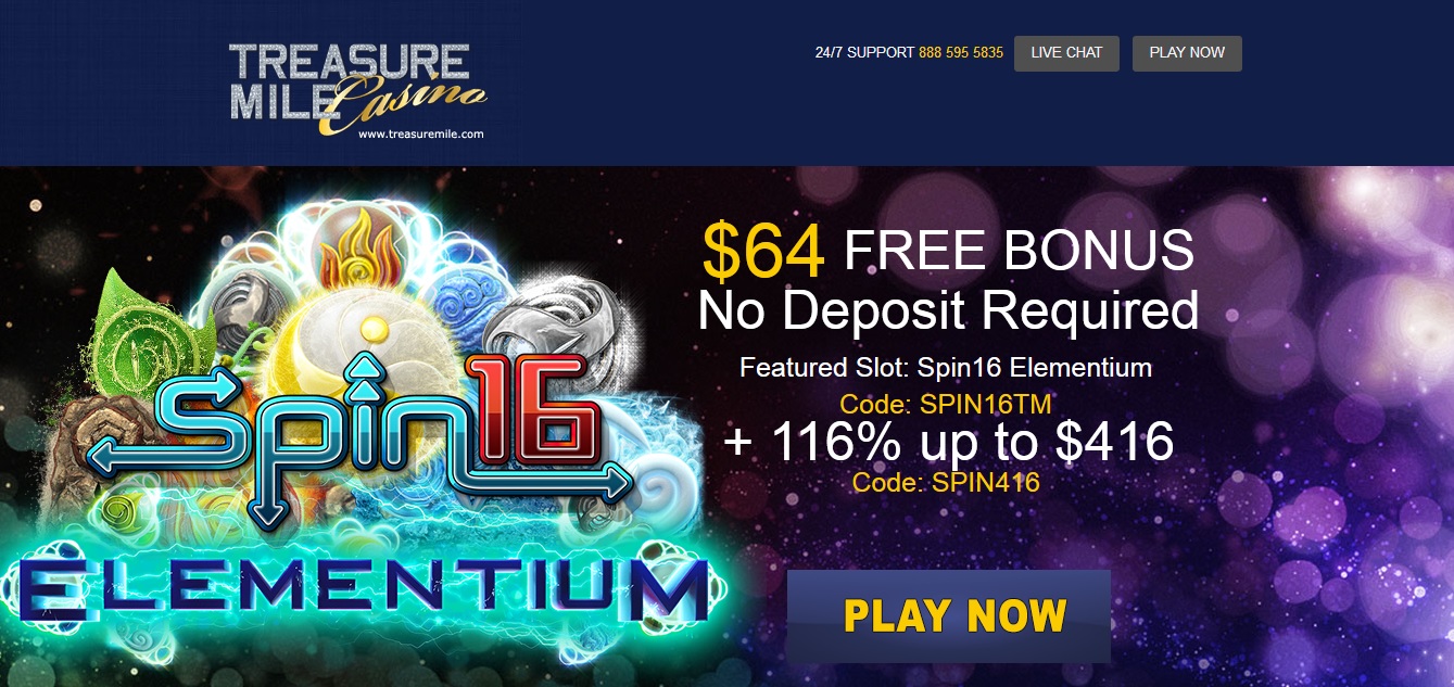 Treasure mile casino codes